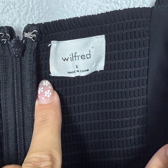 Wilfred Aritzia Fable Bustier Lined Bodice Jumpsuit in Black Womens Size 6 - Picture 7 of 7